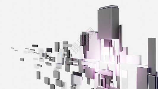 光暗立方体的抽象背景墙纸几何盒子矩形插图技术建造3d建筑团体背景图片