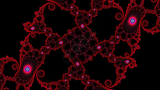 Mandelbrot 分形缩放模式几何学螺旋艺术背景图片