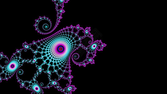 曼德尔布罗Mandelbrot 分形缩放模式螺旋艺术几何学背景