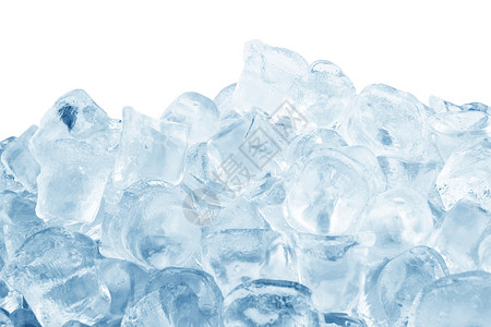 立方体冰块儿冰立方体反射冰箱正方形酒吧冷却器立方体白色冰川蓝色液体背景