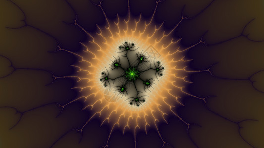 曼德尔布罗Mandelbrot 分形光模式几何学螺旋艺术背景