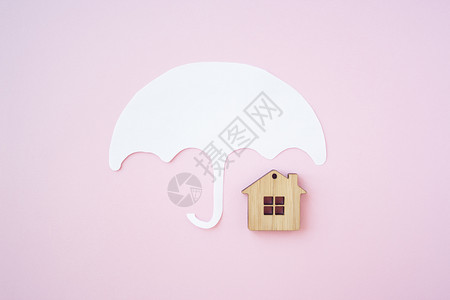家庭保险概念 住房保护高清图片