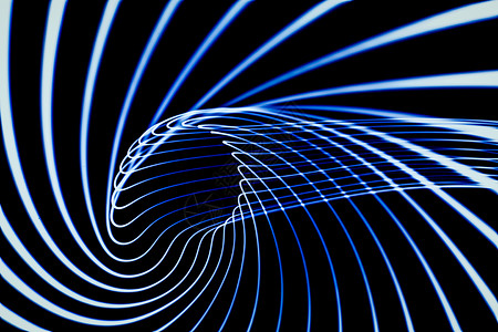 声波线条雷达中的声波椭圆体蓝光力量线条体积网络立体声频率科学音乐背景