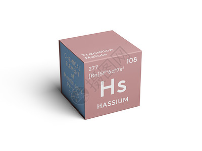 过渡金属 门捷列夫Peri的化学元素立方体化学品符号科学正方形盒子3d渲染科学家插图背景图片