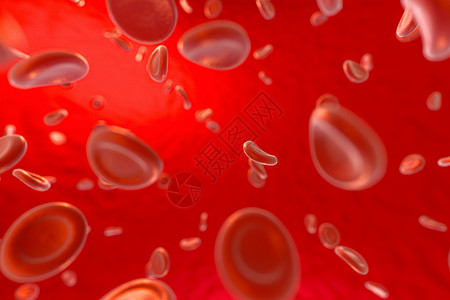 血液和红细胞 抽象概念 生命和健康 3d 渲染细胞动脉疾病宏观科学流动血小板生活血流保健背景图片