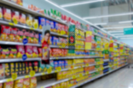 快消行业模糊超市作品顾客架子仓库水平建筑运动食物公司产品背景