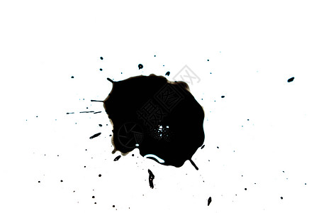 黑色飞溅墨水艺术的图案高清图片