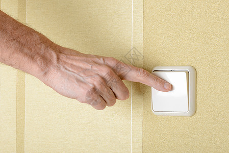 开灯按钮控制正方形技术电气力量服务塑料开关活力高清图片