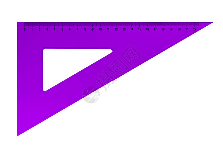 塑料三角型标尺 - 紫外线背景图片