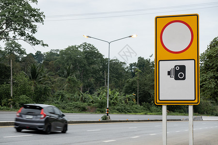 交通标志素材交通标志显示 空速限制和速度摄像头标志背景