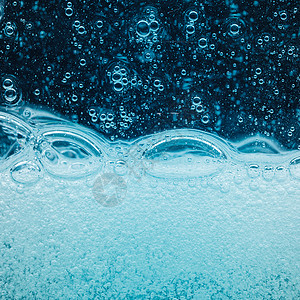 抽象液体肥皂泡泡蓝色背景洗发水淋浴民众漂浮方法卫生洗涤洗澡墙纸温泉背景图片