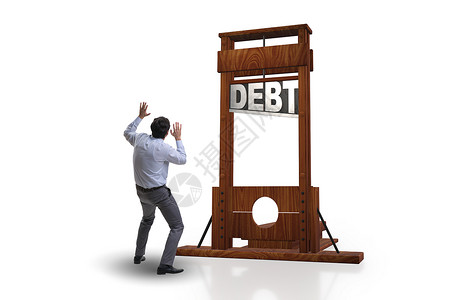 重债商业概念中的商务人士经济商务预算投资兴趣人士破产刀具银行压力重的高清图片素材