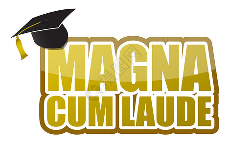 成绩优异的毕业标志插图设计金子教育流苏大学滚动优等生黑色成功阴影证书背景图片