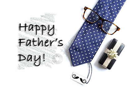 你问候了吗父亲快乐日边界框架爸爸字母标签展示生日假期问候语领带背景