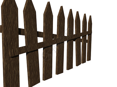 旧石板木林园篱笆木板围栏棕色边界尖刺花园板条背景图片