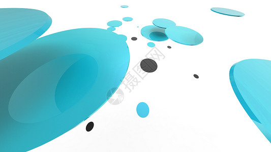 双气泡图素材彩色背景上的天蓝色金属和不透明圆圈和圆柱体 图形设计的抽象背景与透明玻璃形状 3d 渲染图文稿插图阴影汽缸横幅几何学圆柱形演示圆背景