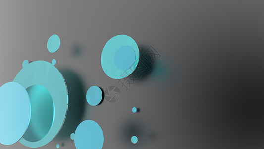 彩色背景上的天蓝色金属和不透明圆圈和圆柱体 图形设计的抽象背景与透明玻璃形状 3d 渲染图圆柱形圆柱插图演示横幅几何学墙纸广告几背景图片