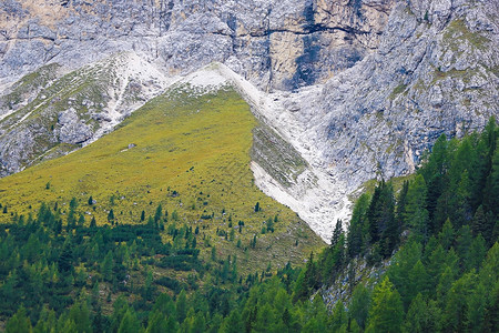法萨谷阿尔卑斯山徒步旅行高清图片