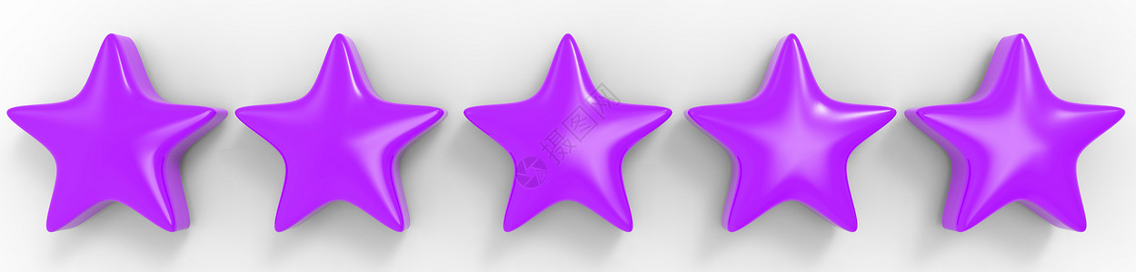 3d 五颗紫外星的彩色背景 金星的出品和插图供高价审查问候语辉光礼物庆典速度班级评分质量艺术金子背景图片