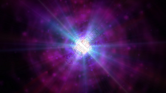 粒子光爆炸明亮圆形能量结构中的未来空间粒子涡流耀斑光环宇宙戒指辉光力量星云小说星星背景