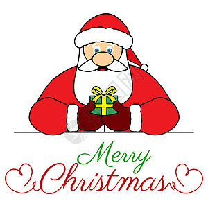 圣诞快乐圣诞老人肚子孩子们红色展示假期季节性外套快乐白色胡须背景图片