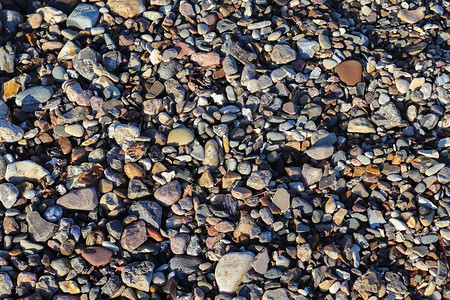 海滩岩石特写波罗的海的支撑高清图片