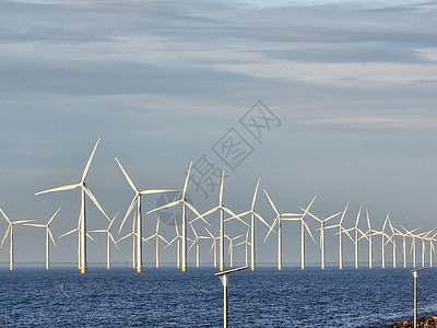 离岸风电场生态的西梅尔堤克高清图片