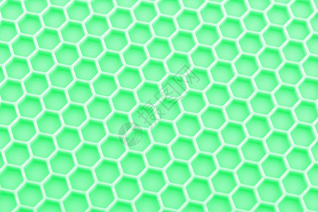 蜂窝网状抽象柔和的绿色蜂窝特写不显眼的照片背景背景