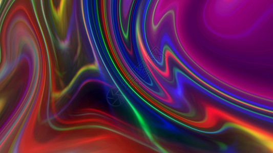 抽象的彩色亮丽幻想背景失真艺术坡度线条辉光彩虹背景图片