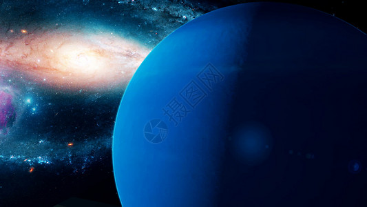 航天局来自深空的海王星 3D成形过程科学乳白色地球流星卫星太阳勘探火星星际行星背景