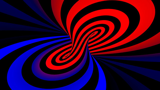 催眠螺旋错觉 3D 渲染3d线条圆圈魔法车削圆形艺术旋转冥想白色背景图片