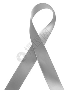 人格障碍孤立在白色背景上的灰色丝带意识志愿者保健信仰药品卫生哮喘过敏疾病癌症脑瘤背景