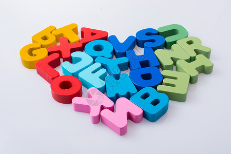 五颜六色的字母块形状听到知识字体阅读教育打字稿公司语法学校语言游戏不同的高清图片素材