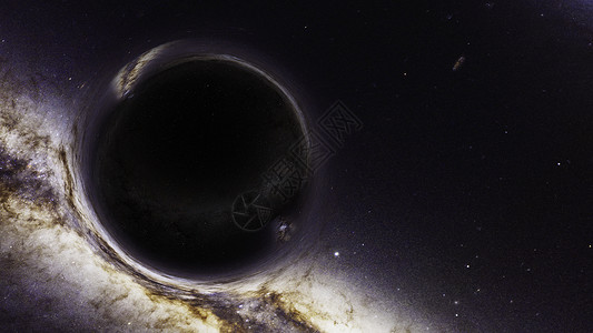 银河黑洞空间的黑洞世界物理星星时间艺术气氛3d宇宙星座星系背景