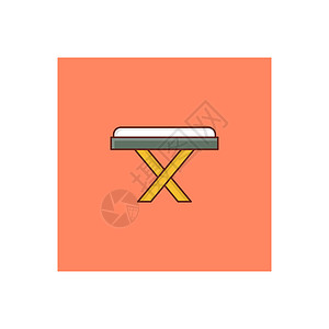 铁架子凳子织物金属服务木板艺术皱纹熨烫桌子蒸汽图标背景