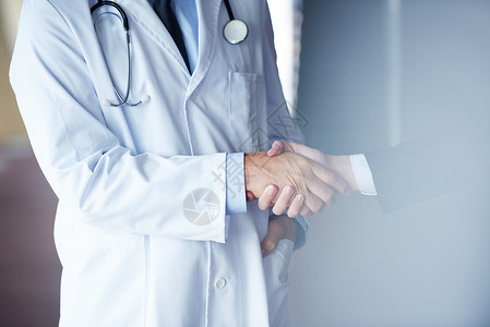 医生与病人握手办公室会议男性卫生帮助护士药品职业保健医院图片
