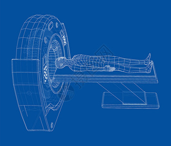 MRI 内部机器扫描病人男人诊所科学断层x光说谎医生蓝图x射线药品图片