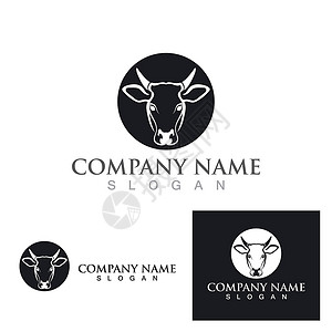 公牛设计素材牛 Logo 模板矢量 ico哺乳动物喇叭男性驾驶屠夫奶制品库存小牛插图食物背景
