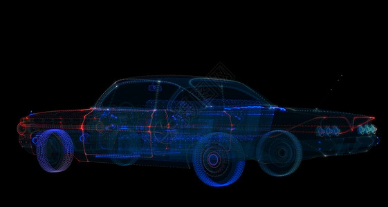 汽车首页界面3d 智能汽车粒子全息图虚拟现实旅行界面软件框架创新运输力量无人驾驶屏幕背景