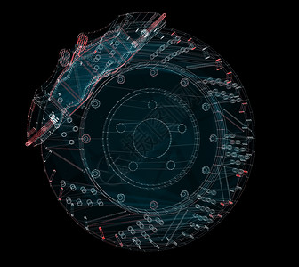 汽车轮式刹车整体图 运输 体育和技术概念服务磁盘车轮速度3d轮缘安全运动车辆绘画背景图片