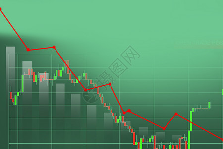 股票分析图蓝背景股市图 股票下降蓝色监视器资金建筑利润图表平衡数字经济学报告背景