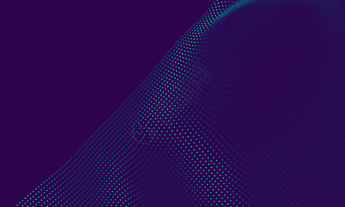 蓝色粒子线条紫色背景上的抽象蓝色几何粒子 连接结构 科学蓝色背景 未来技术 HUD 元素 连接点和线 大数据与商业线条网络黑色圆圈墙纸边缘插背景