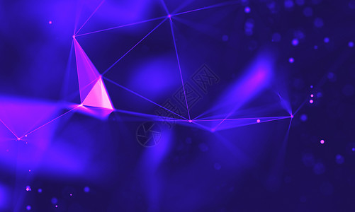 线性灯紫外星系背景 空间背景图宇宙与星云  2018 紫色技术背景 人工智能概念灯泡黑光荧光金属派对紫外线蓝色智力网格光线背景
