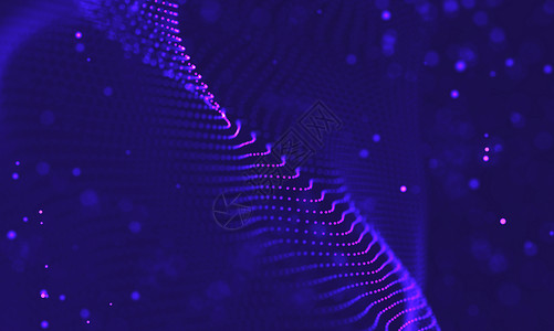 线性灯紫外星系背景 空间背景图宇宙与星云  2018 紫色技术背景 人工智能概念多边形荧光光线智力俱乐部网格神经元辉光黑光紫外线背景