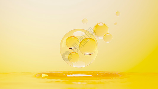 侧细胞或分子中简单化学键的 3d 渲染 原子 离子 键和分子的结合 液滴气泡背景 共价键 生化相互作用滴管顺序产品生物吸管插图皮背景图片