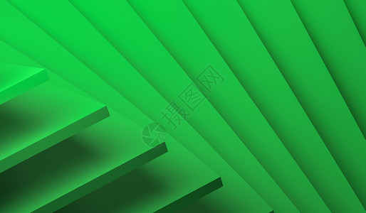 vi手册模板绿色三角形抽象背景设计 书籍封面模板 商业手册 网站模板设计 3D 渲染图背景