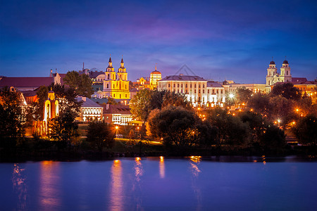 斯维斯洛奇白俄罗斯城市景观高清图片
