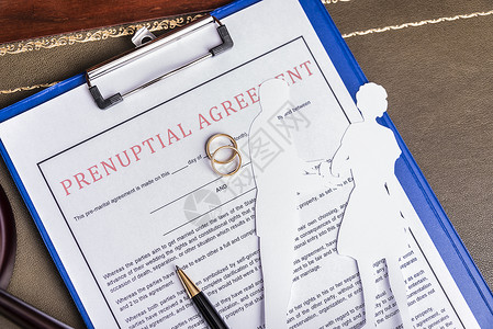 婚前协议 家庭法 婚前协议起草夫妻公证公证人离婚婚礼合同办公室商业签名金子文档高清图片素材