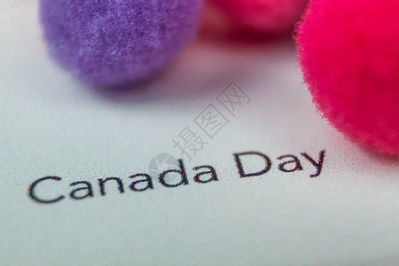 每日计划者或日历的结束 手写贺词 用于像加拿大日这样的庆祝活动或节假日宪法假期季节日记办公室红色联邦国家规划师乐趣红色的高清图片素材