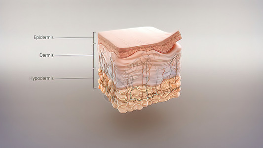 分类图表皮肤解解剖结构疼痛伤害细胞烧伤组织图层生物学事故解剖学癌症背景